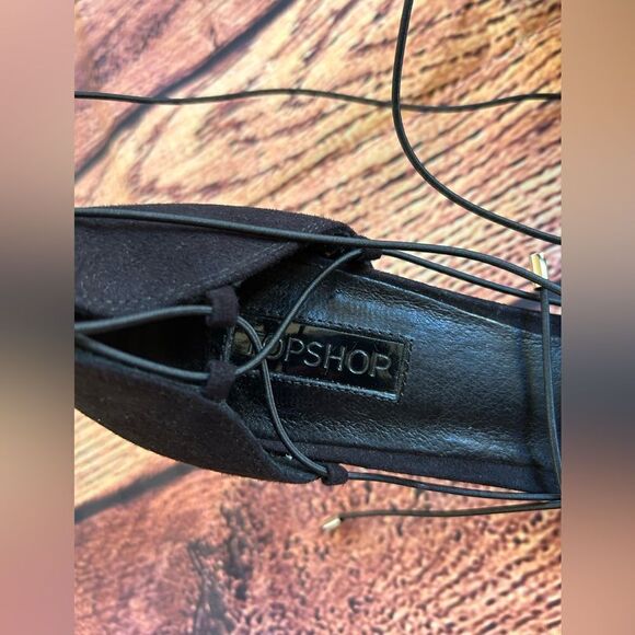 Topshop Pointy Toe, Ankle Strap Heels Size‎ 40 - Picture 6 of 9